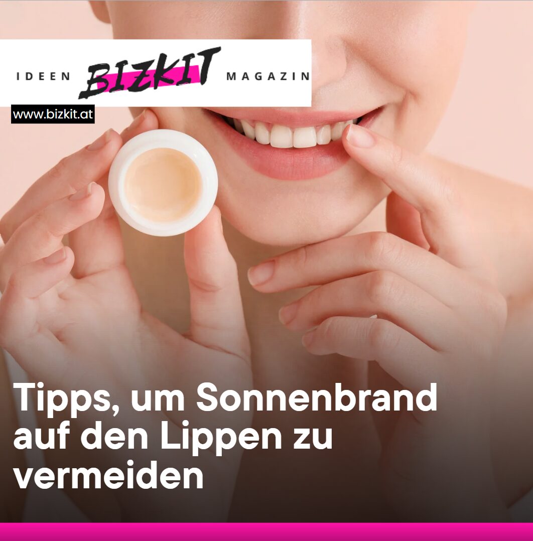 Tipps, um Sonnenbrand auf den Lippen zu vermeiden Tipps, um Sonnenbrand auf den Lippen zu vermeiden