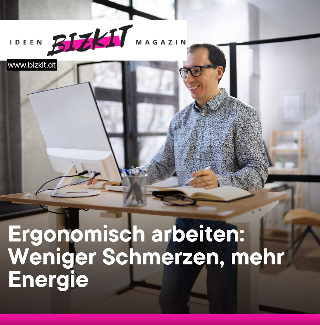 Ergonomisch arbeiten Weniger Schmerzen, mehr Energie