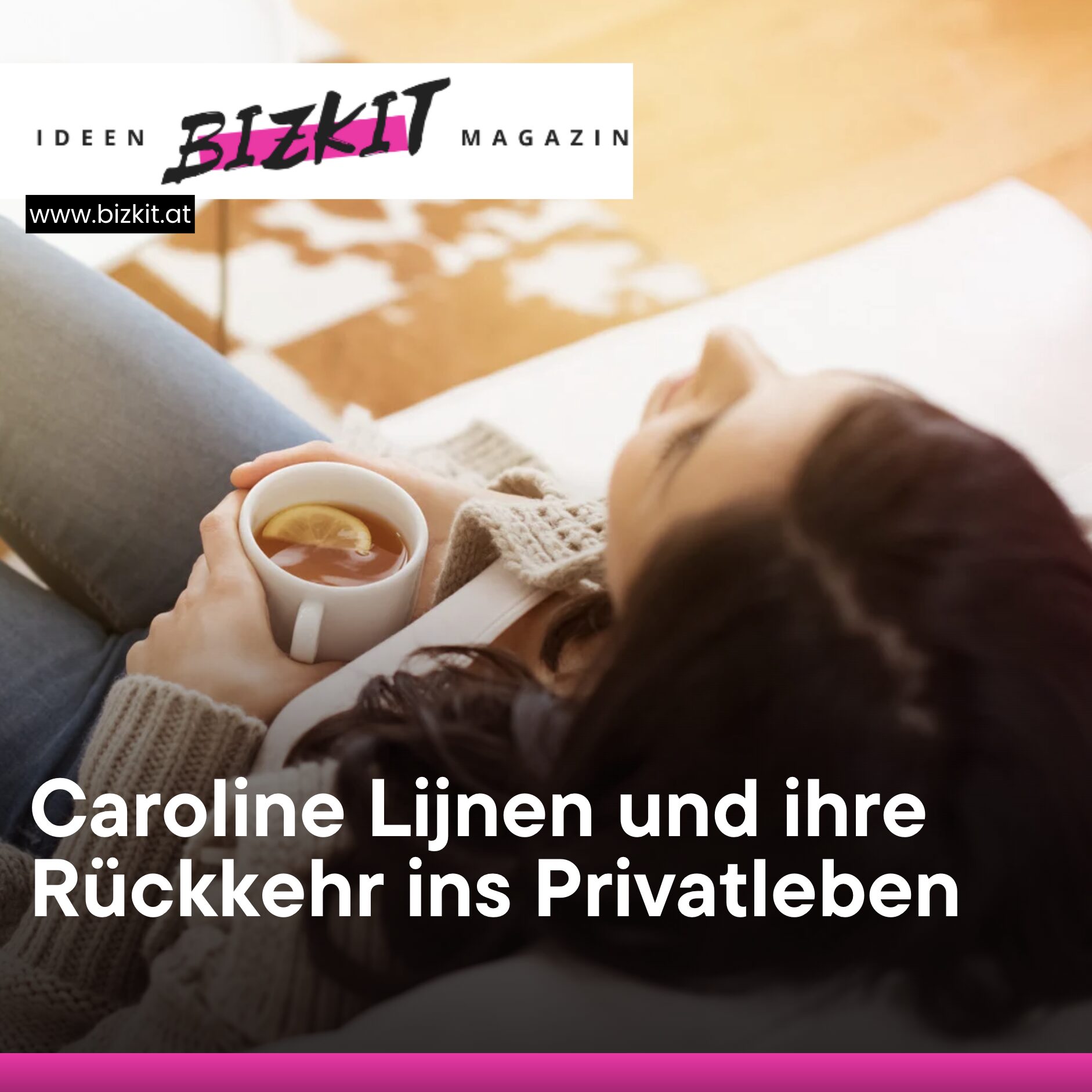 Caroline Lijnen und ihre Rückkehr ins Privatleben Caroline Lijnen und ihre Rückkehr ins Privatleben