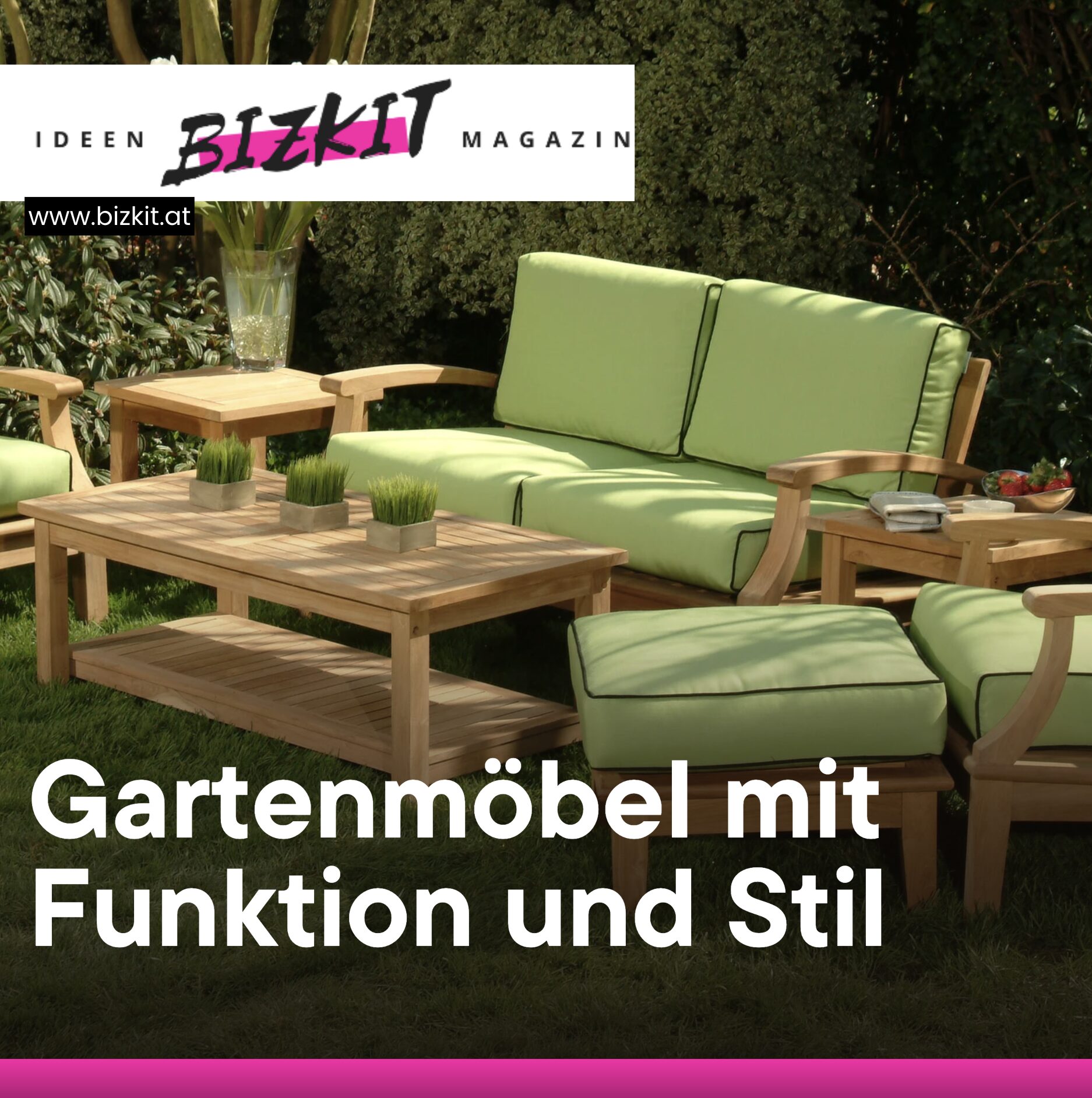 Gartenmöbel mit Funktion und Stil für den Innenhof