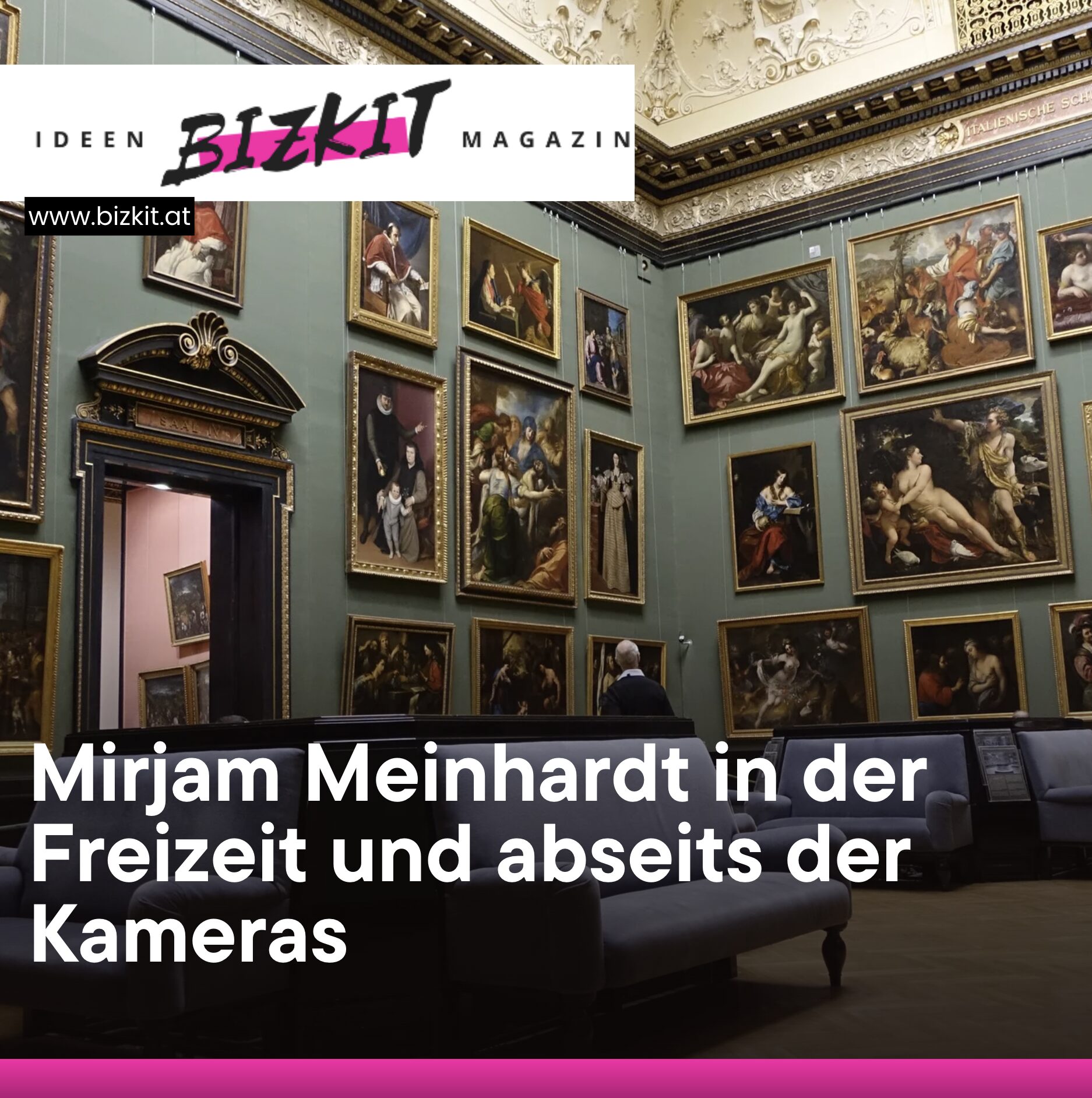Mirjam Meinhardt in der Freizeit und abseits der Kameras