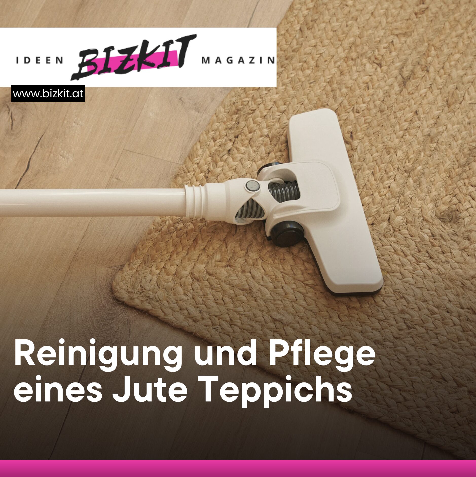 Reinigung und Pflege eines Jute Teppichs