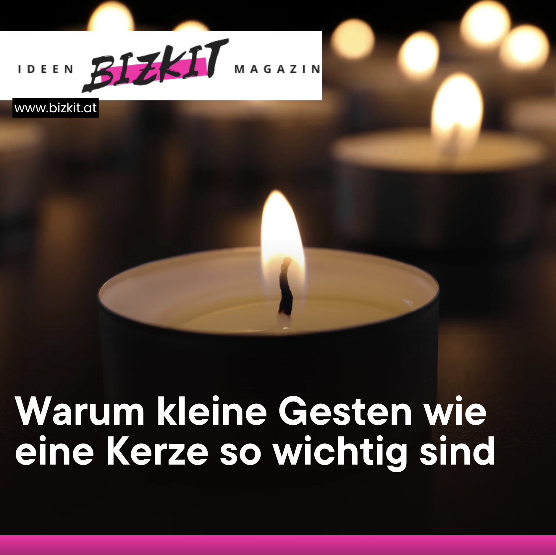 Warum kleine Gesten wie eine Kerze oder Kondolenz so wichtig sind