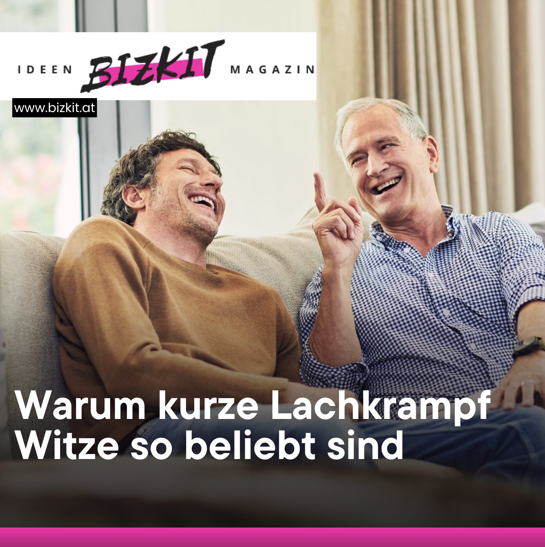 Warum kurze Lachkrampf Witze so beliebt sind