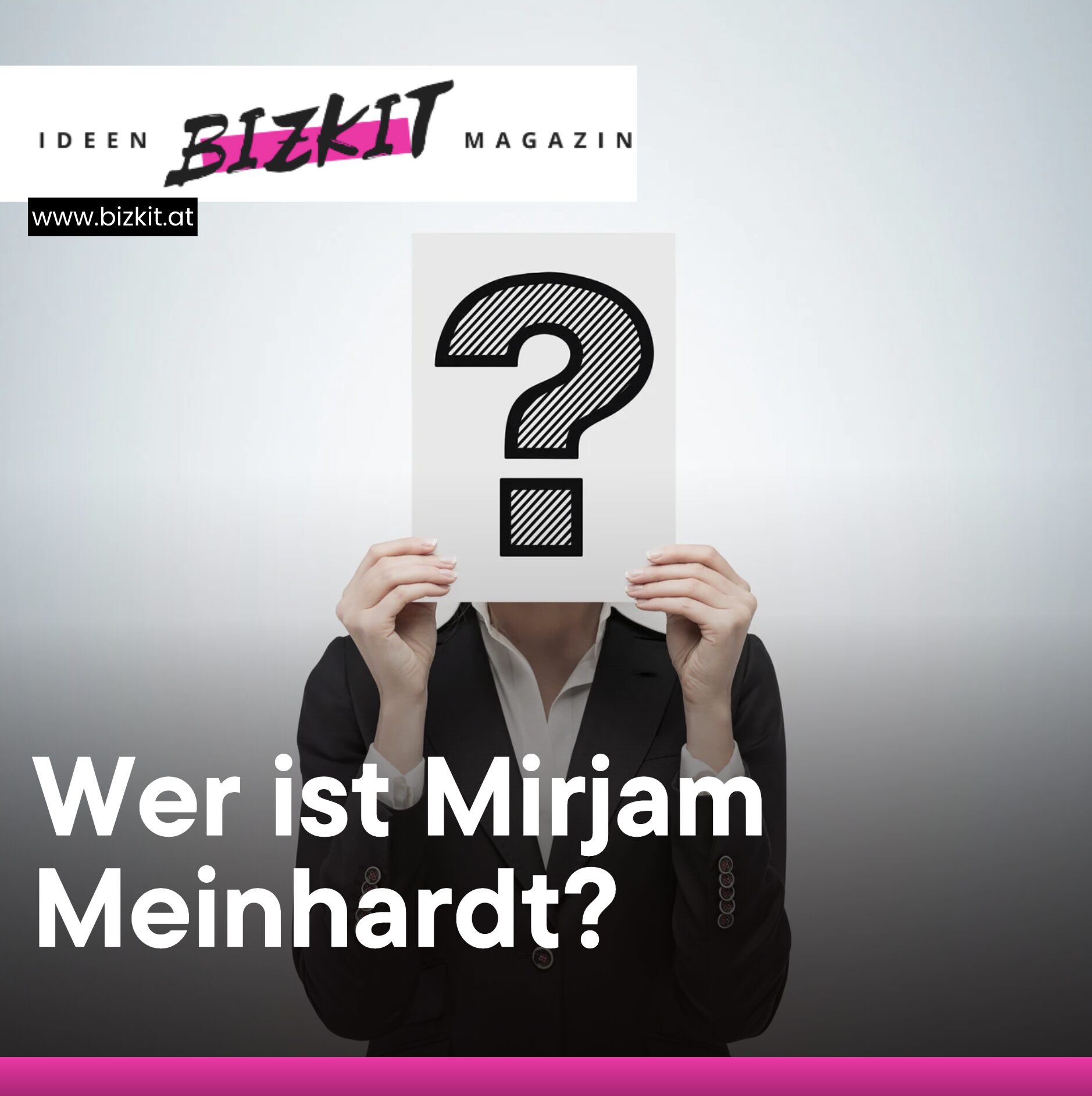 Wer ist Mirjam Meinhardt