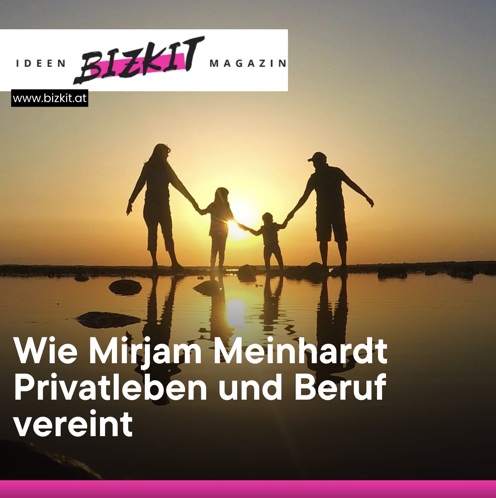 Wie Mirjam Meinhardt Privatleben und Beruf vereint