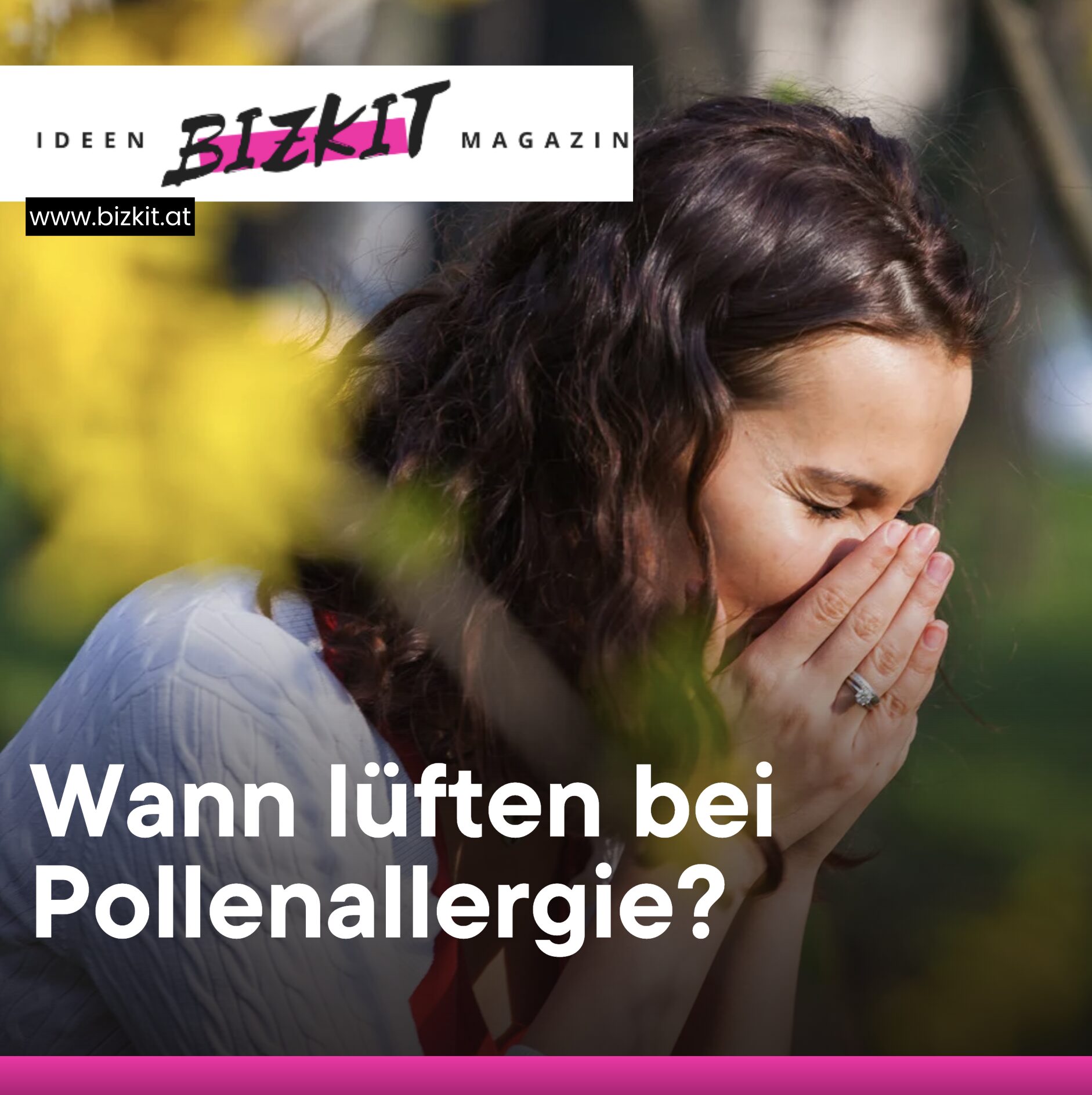 wann lüften bei Pollenallergie
