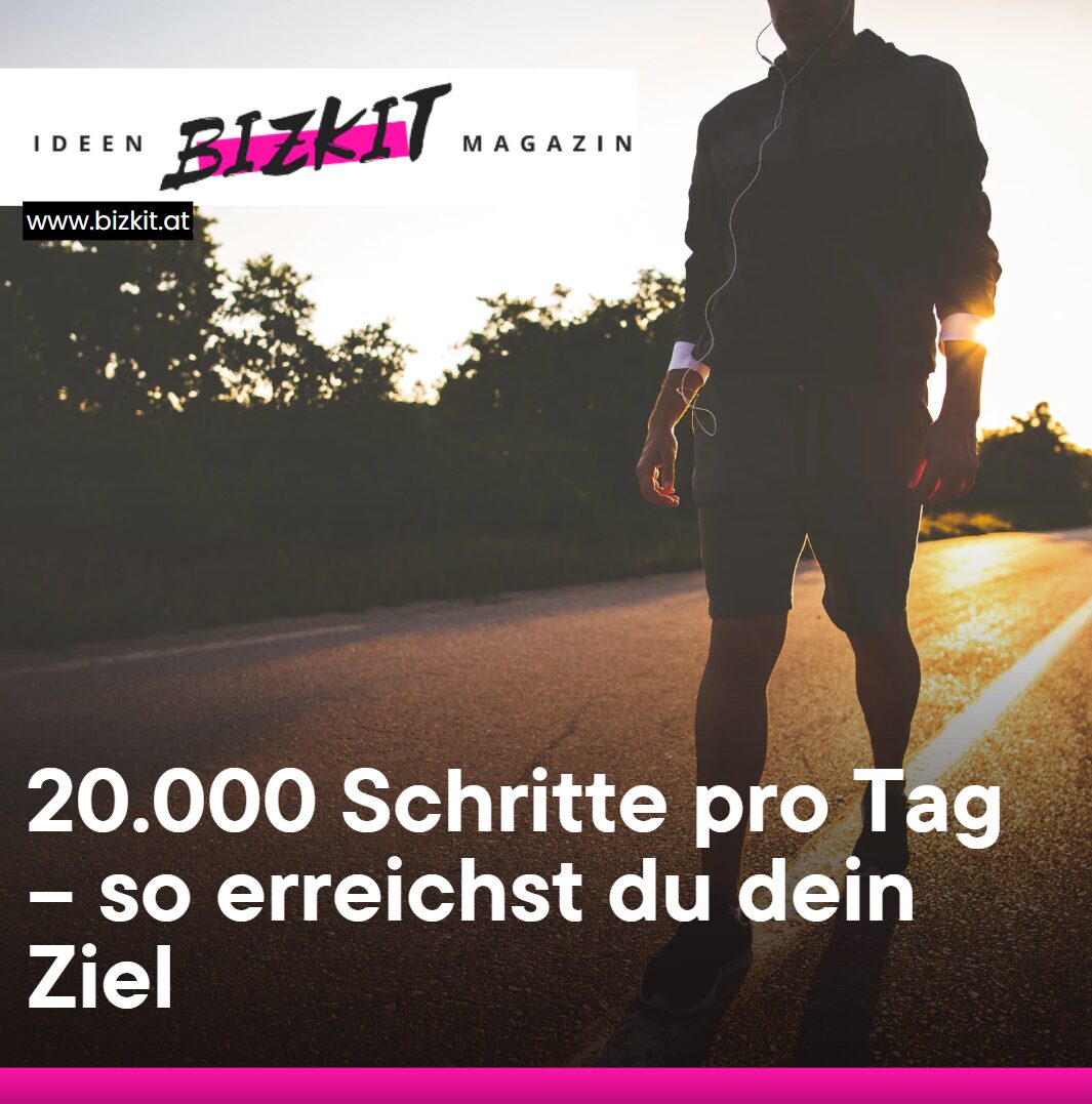 20.000 Schritte pro Tag – so erreichst du dein Ziel