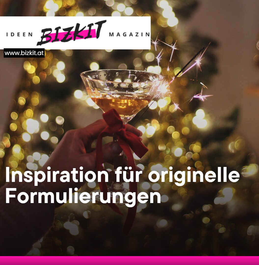 Inspiration für originelle Formulierungen