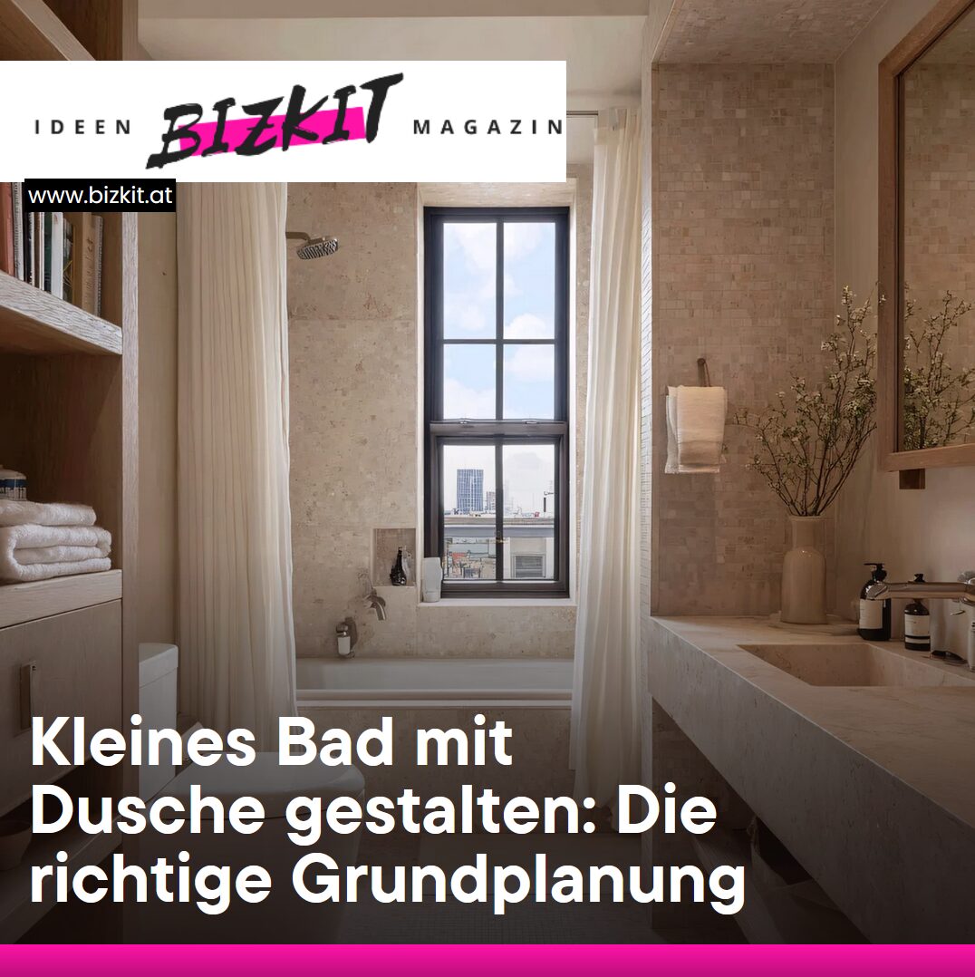 Kleines Bad mit Dusche gestalten: Die richtige Grundplanung