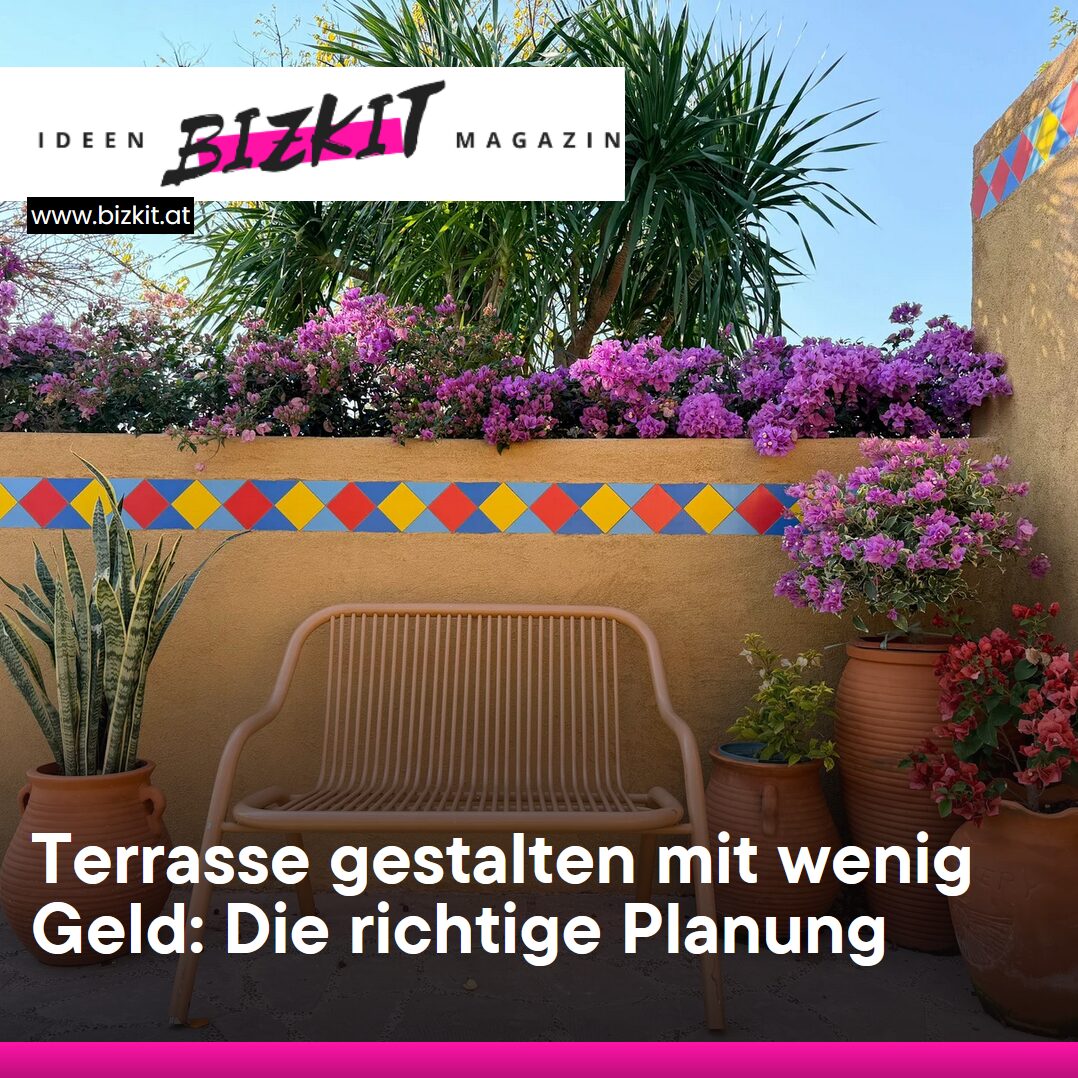 Terrasse gestalten mit wenig Geld: Die richtige Planung