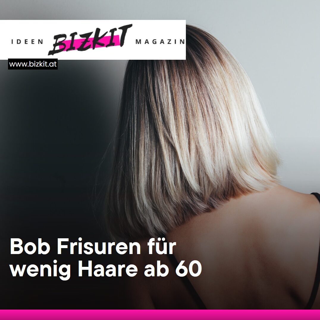 Bob Frisuren für wenig Haare ab 60