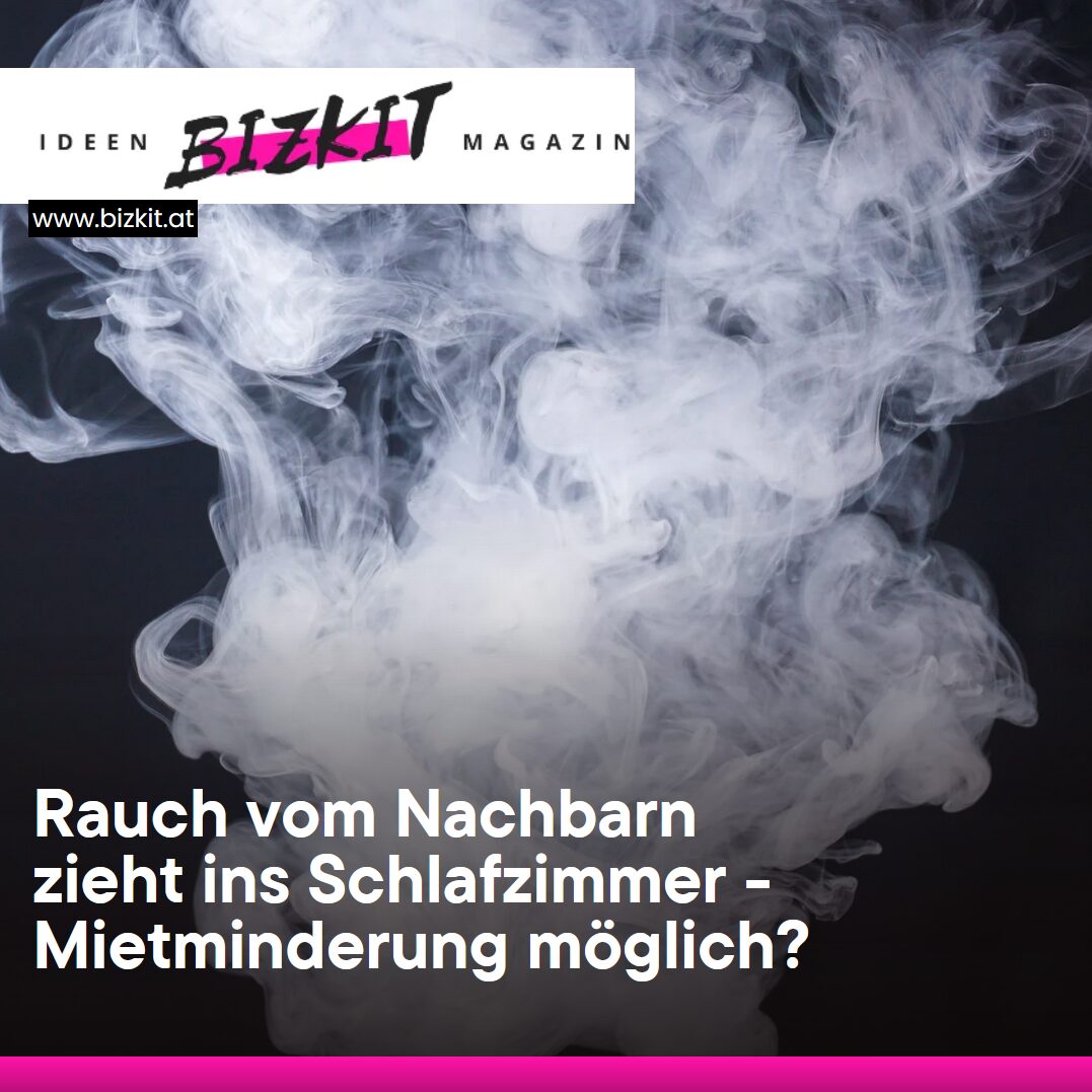 Rauch vom Nachbarn zieht ins Schlafzimmer - Mietminderung möglich?