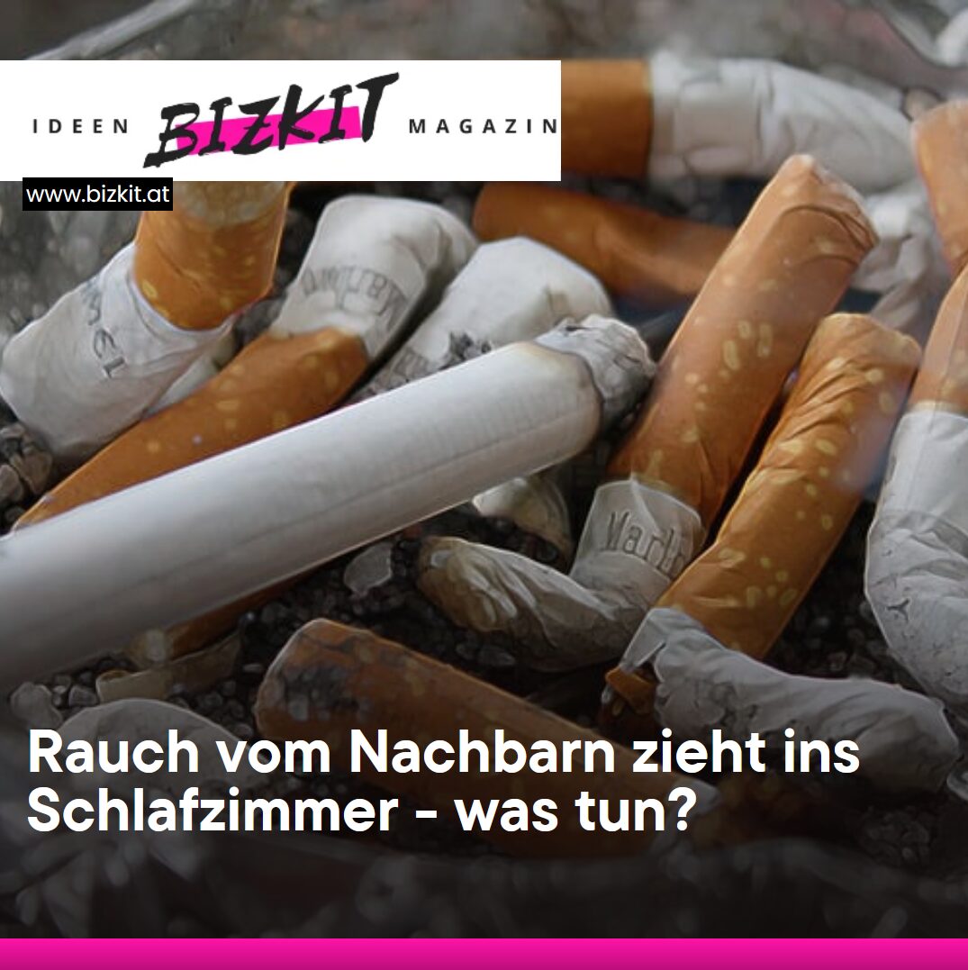 Rauch vom Nachbarn zieht ins Schlafzimmer - was tun?