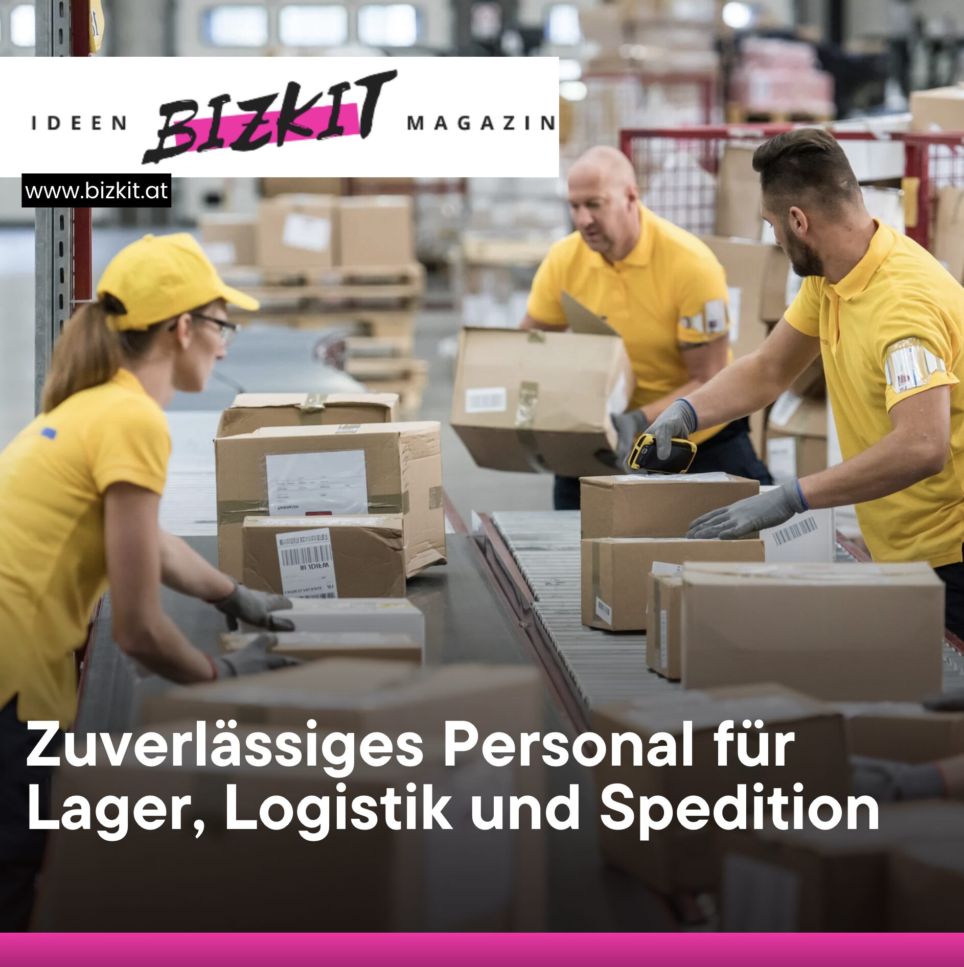 Zuverlässiges Personal für Lager, Logistik und Spedition
