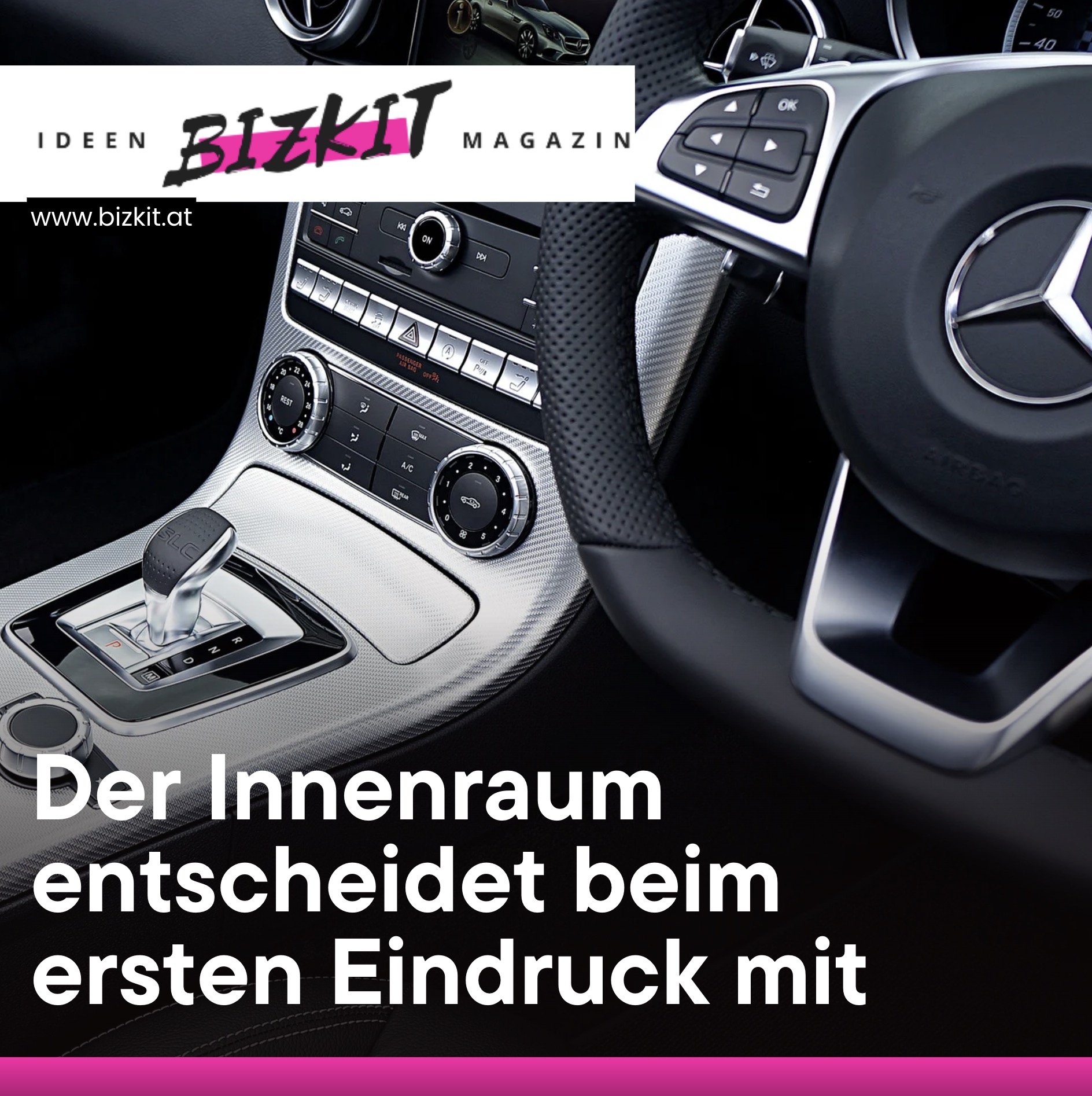 Der Innenraum entscheidet beim ersten Eindruck mit