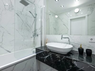 kleines bad mit dusche gestalten